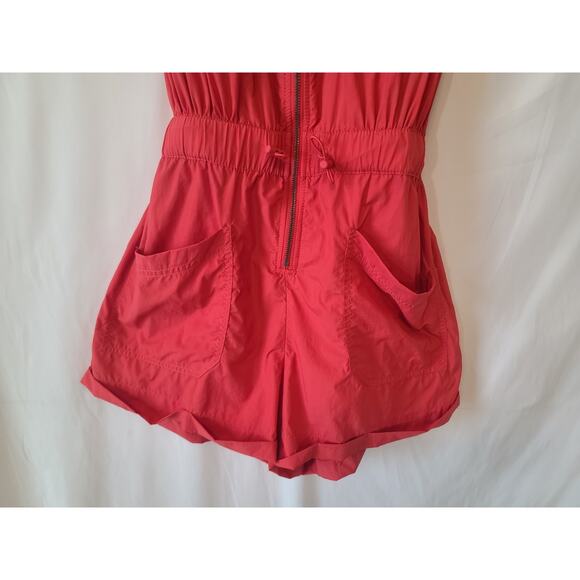 Free People Movement Pink Noiseless Back On Trek Shortsie Romper XS - Picture 4 of 8